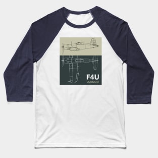 F4U Corsair Legacy Baseball T-Shirt